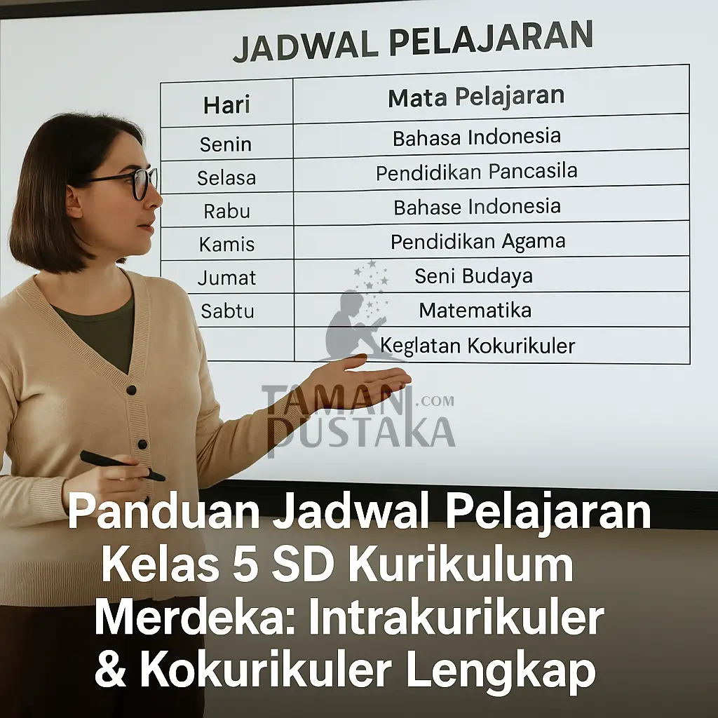 Panduan Jadwal Pelajaran Kelas 5 SD Kurikulum Merdeka: Intrakurikuler & Kokurikuler Lengkap